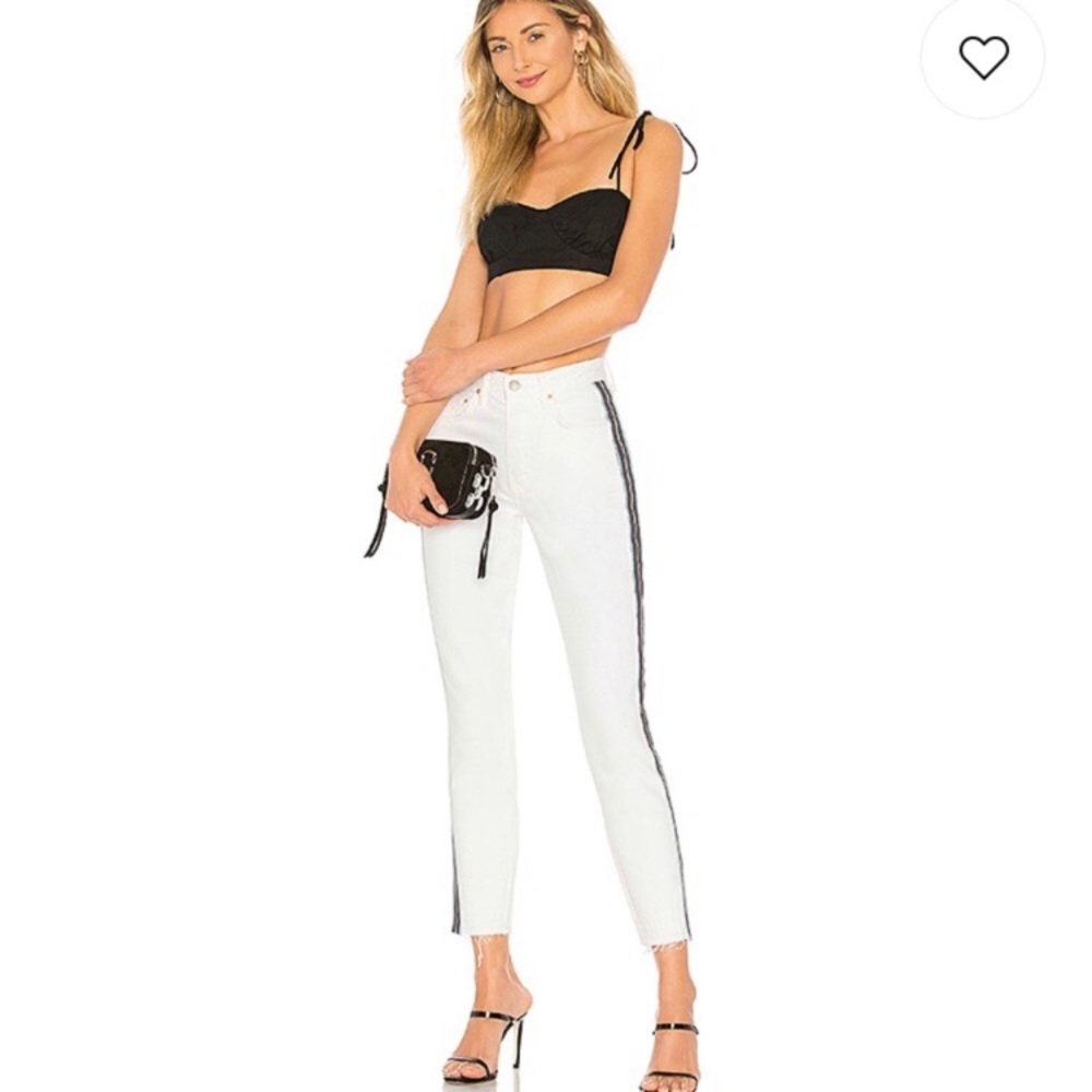 GRLFRND Karolina High Rise Jean in Ocean Eyes